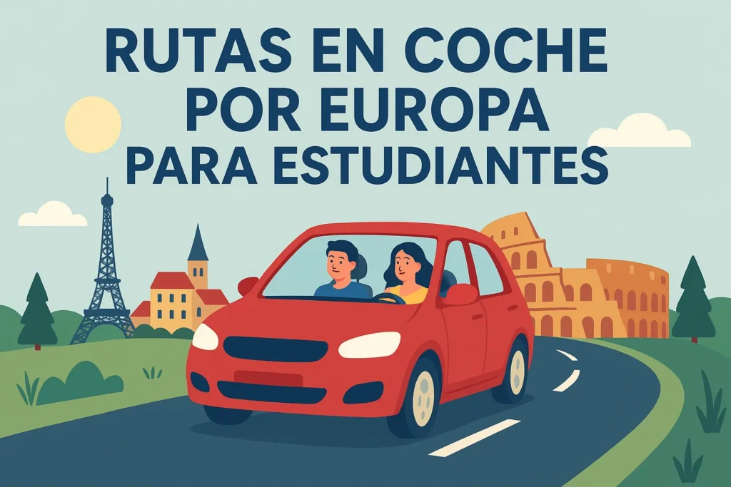 rutas en coche por Europa para estudiantes