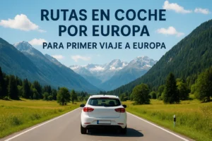 rutas en coche por Europa para primer viaje a Europa
