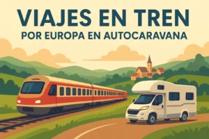 viajes en tren por Europa en autocaravana