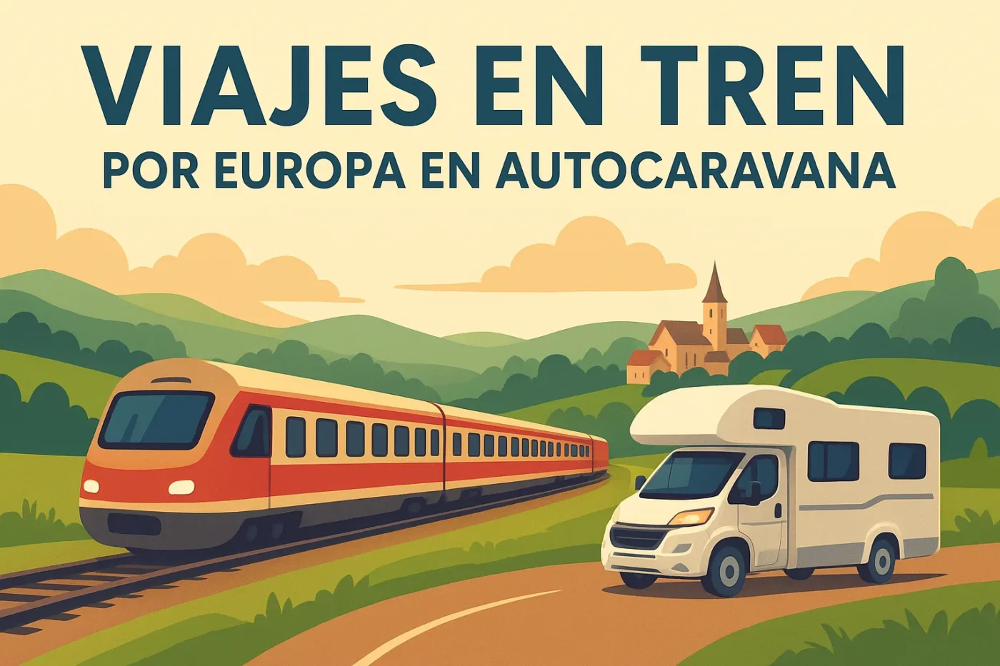 viajes en tren por Europa en autocaravana